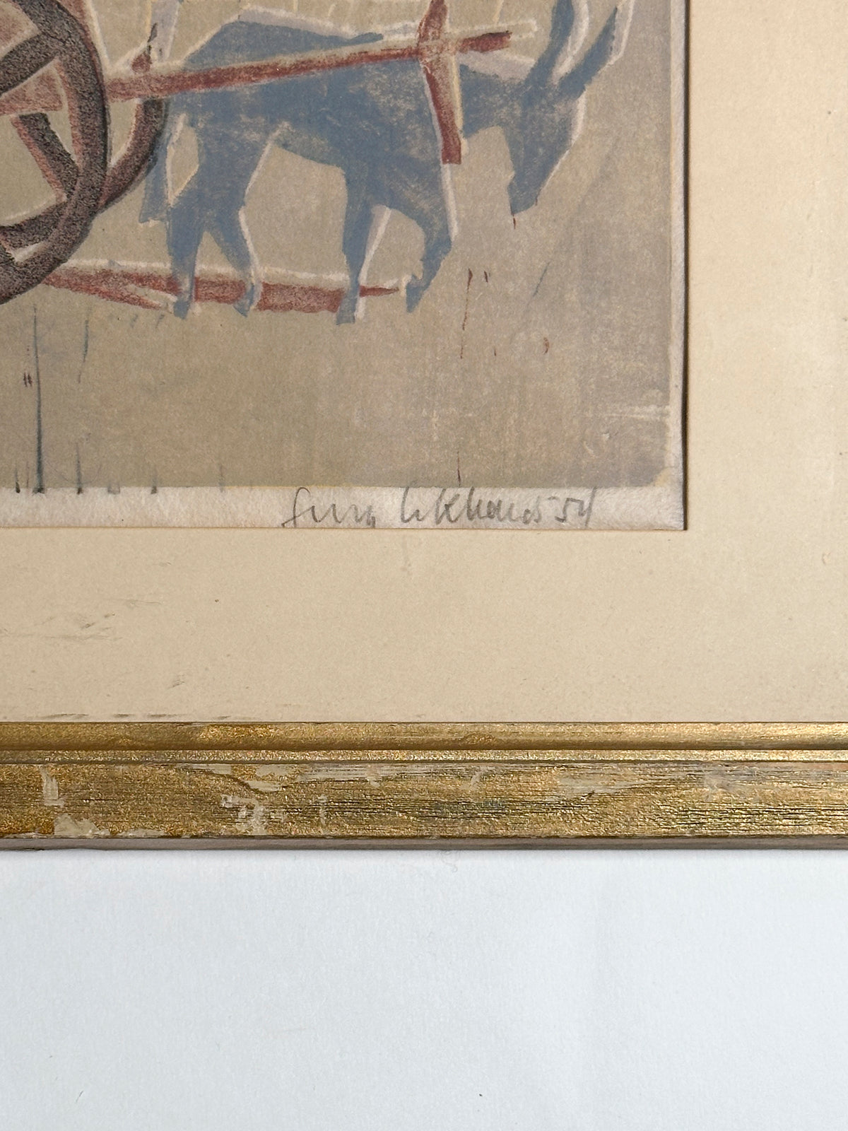Signed Lithography by Gerry Eckhardt (1902–1984)