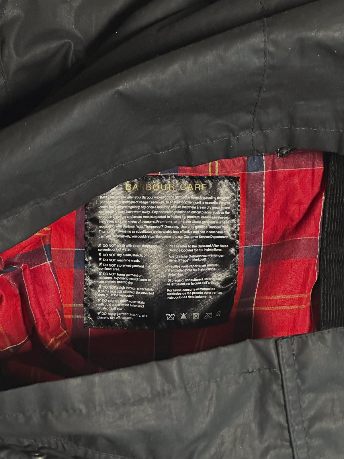 Barbour Enfield Jacket, black, L