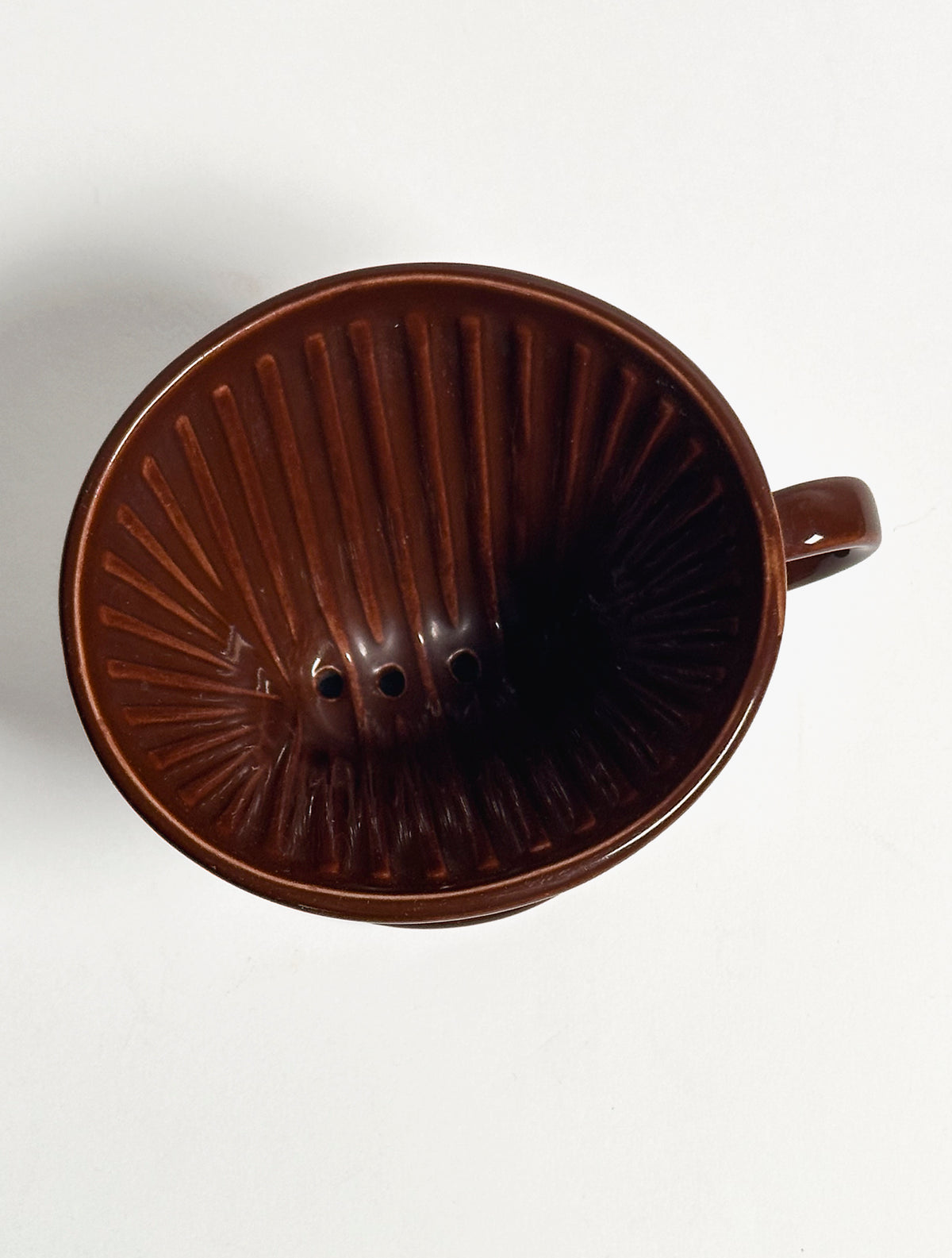 Arabia, Vintage Coffee Dripper, Brown, Large