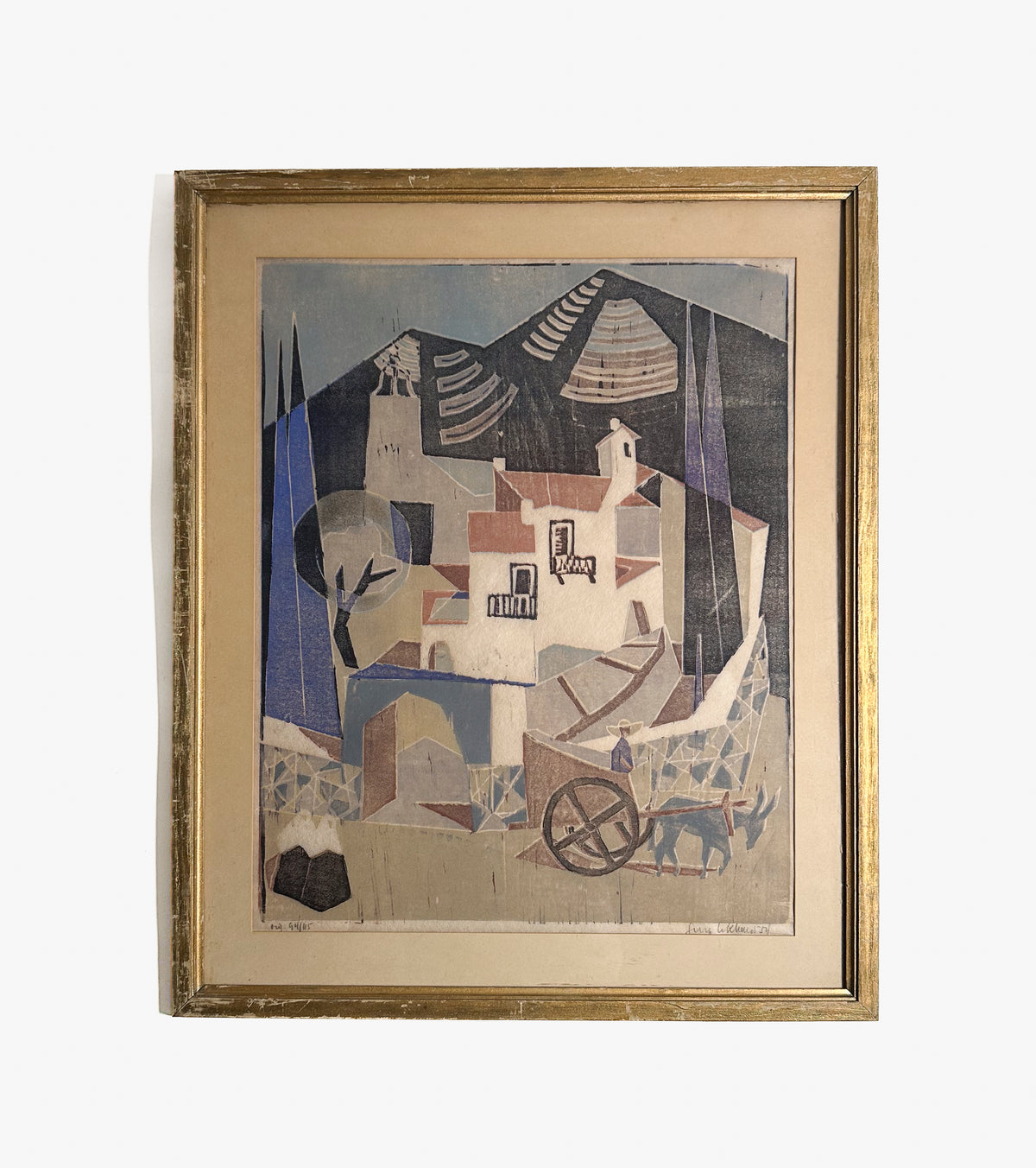 Signed Lithography by Gerry Eckhardt (1902–1984)