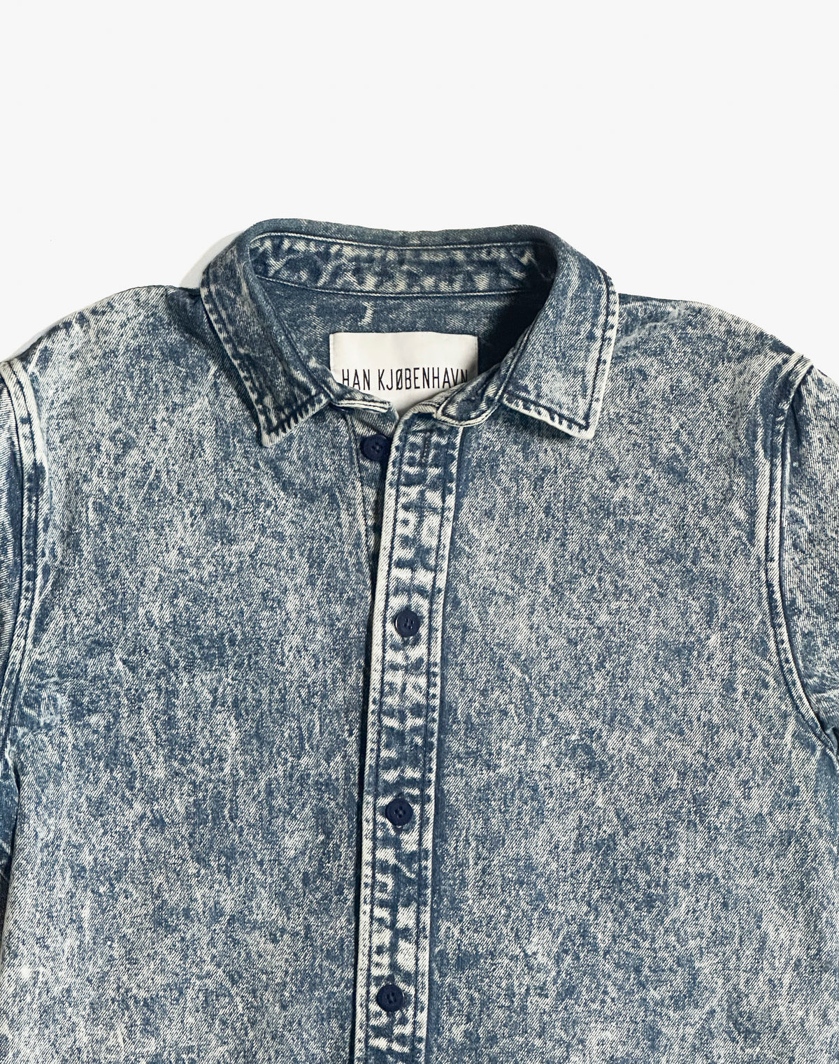 Han Kjobenhavn — Everyday Acid Washed Denim Shirt, M