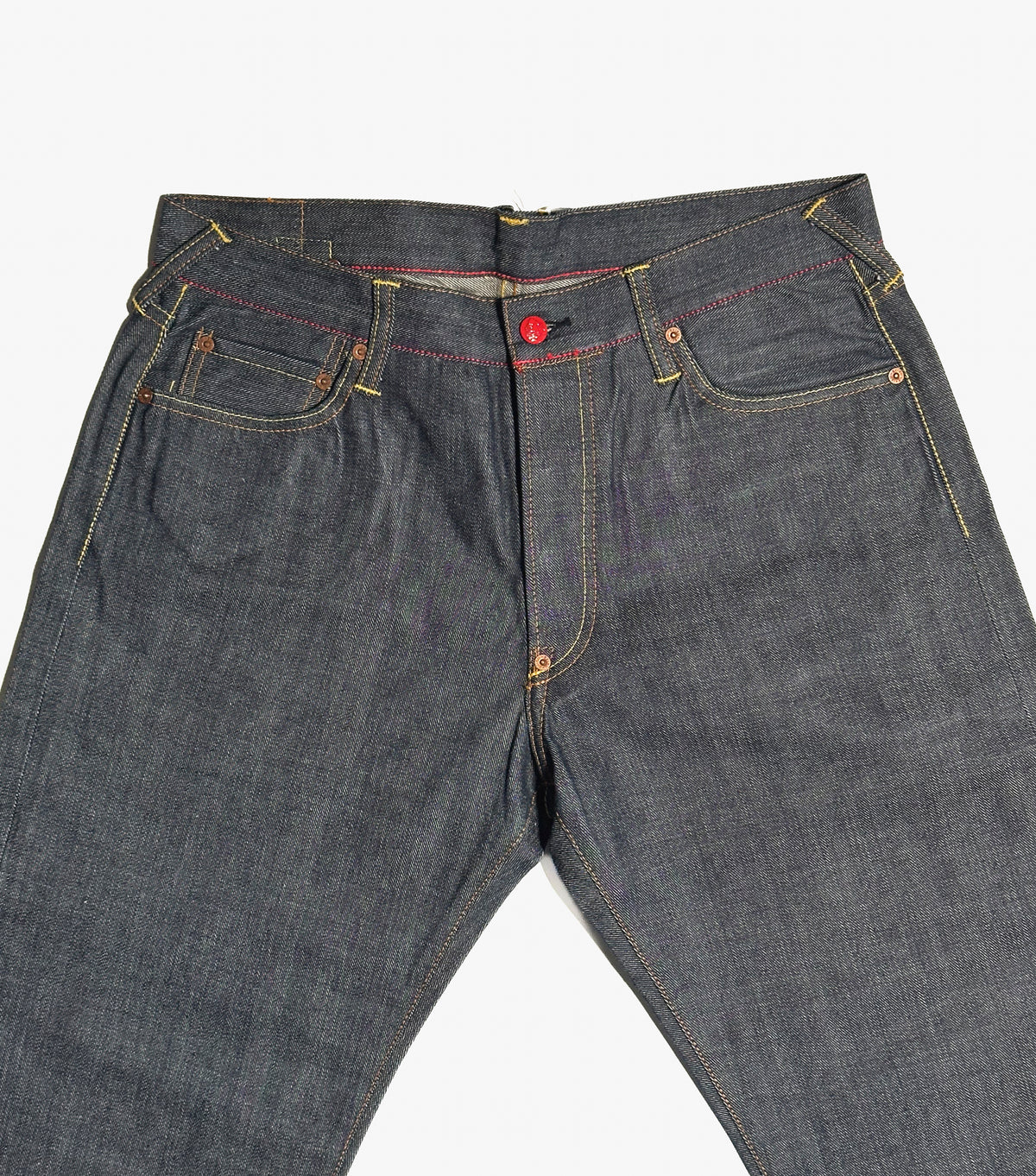 Evisu — lot. 0330, cinch back, selvedge denim, rare, made in Japan, 34
