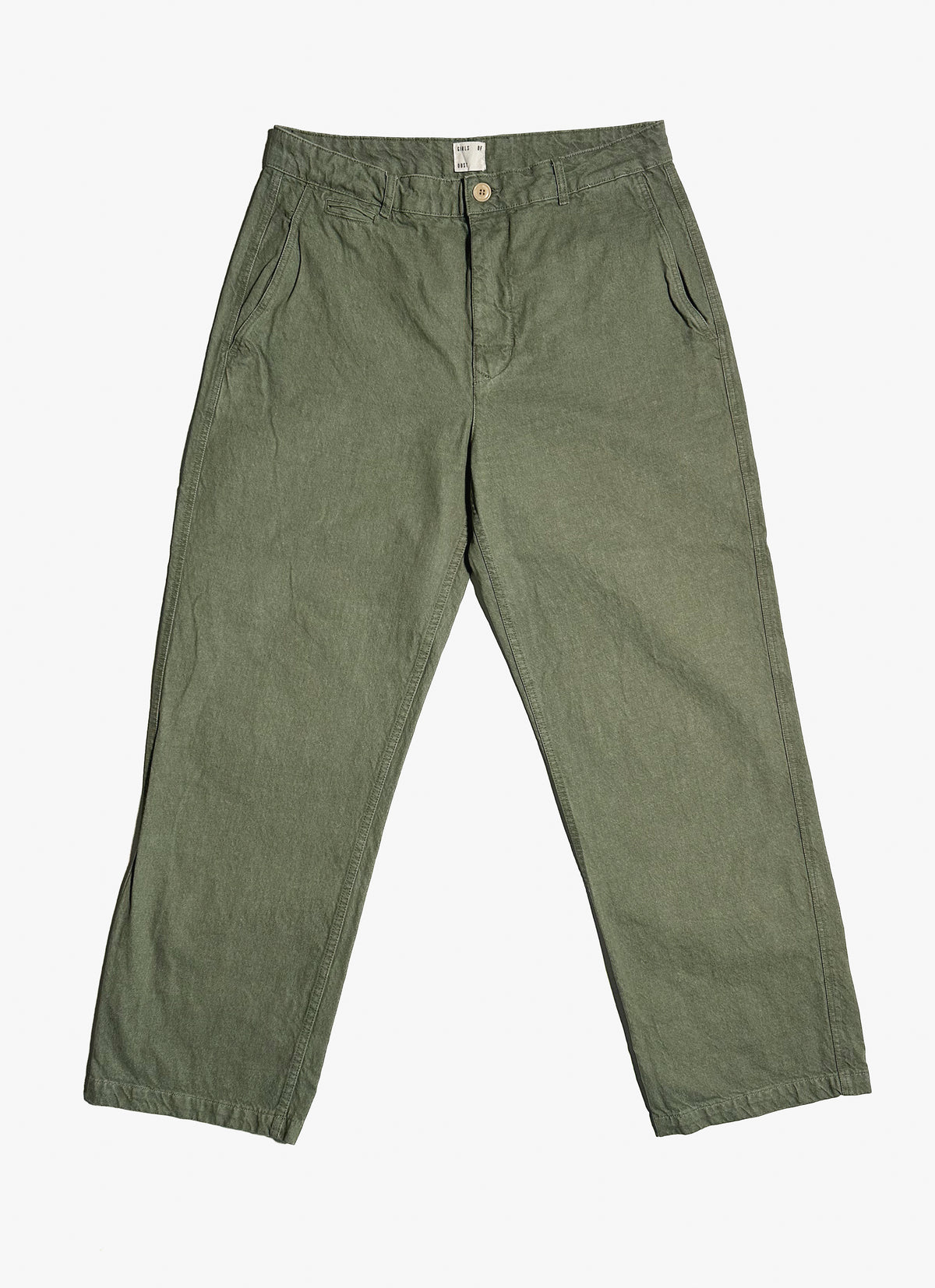 Girls of Dust, Reno Chino Pants, Womens, Green, XL