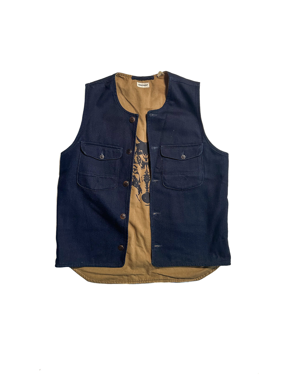 Indigofera California Hiking Series Painter Vest, limited edition, blue, M