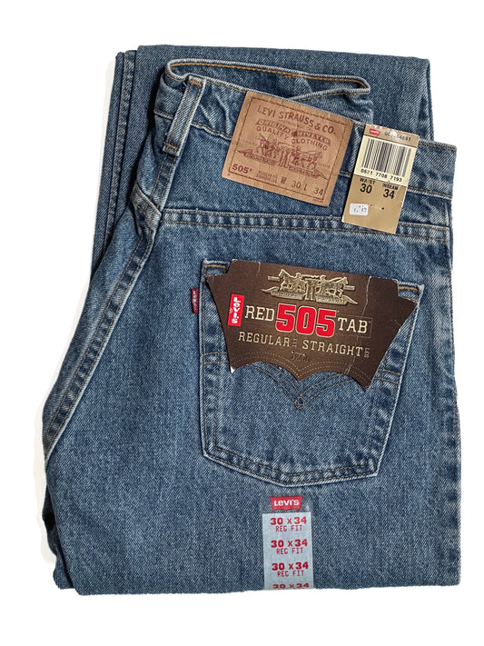 Deadstock Levi's 505, 90s, 30 x 34