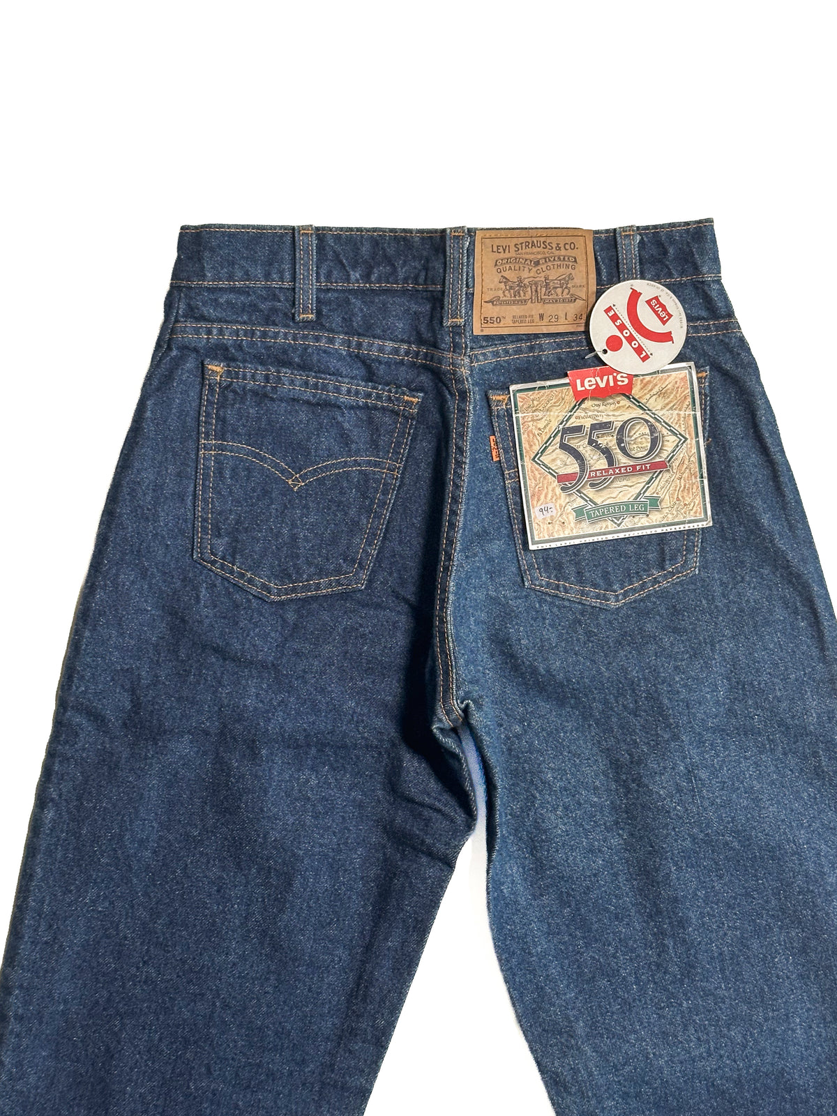 Deadstock Levi's 550, 90s, 29 x 34
